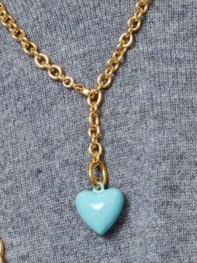 Roxanne Assoulin The Mini Puffy Heart Charm Necklace